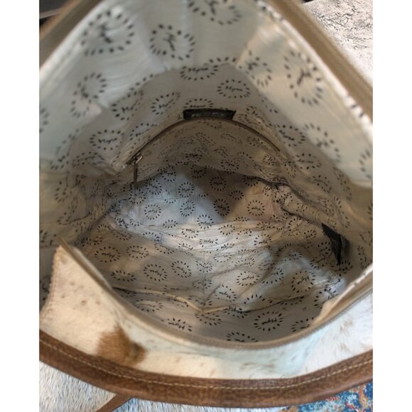 Myra Shoulder Bag Multi Hides Leather Adjustable Detachable Strap Boho Western - Picture 4 of 14